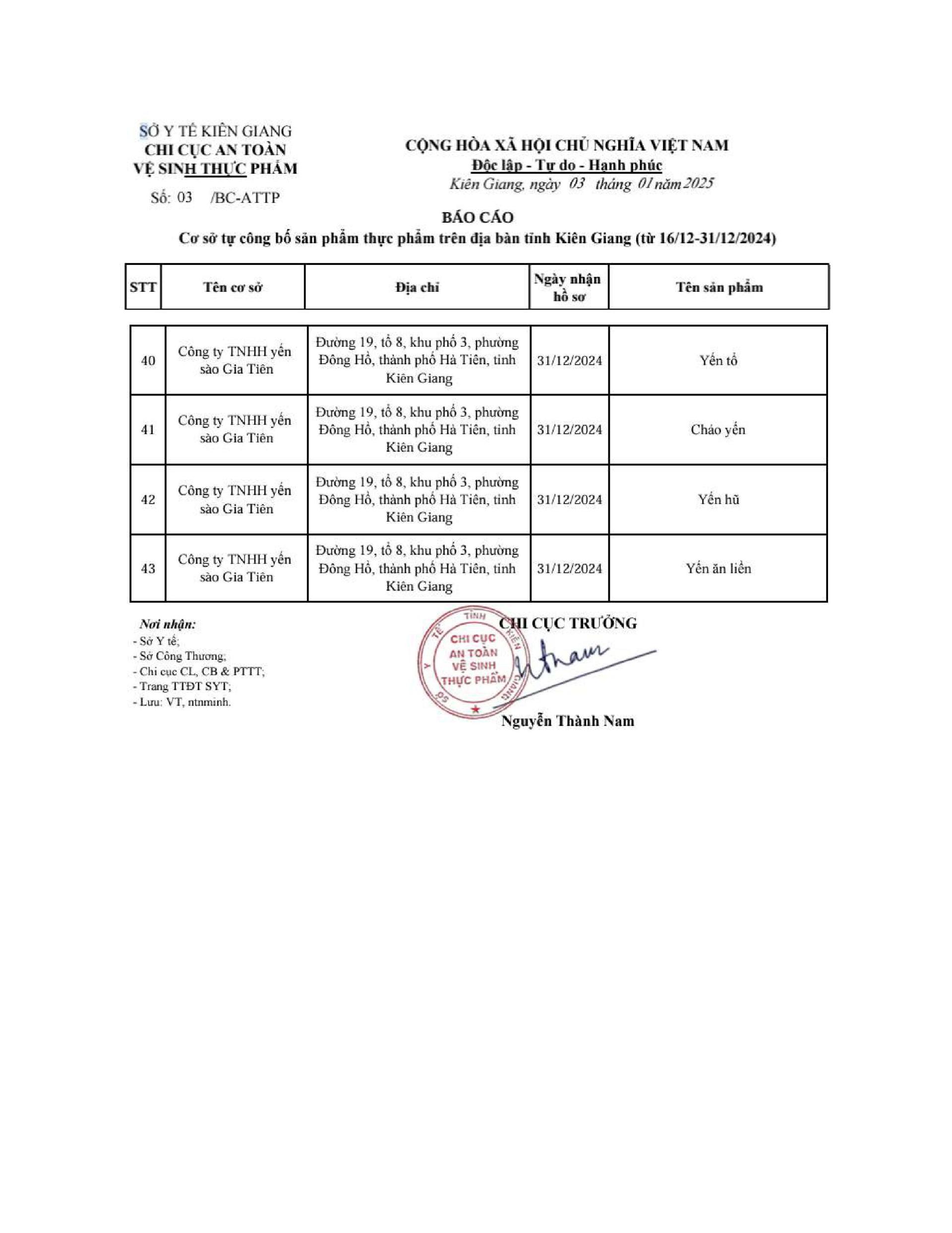 Yến Sào Gia Tiên